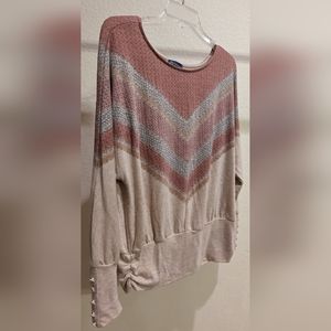 Democracy knit top, size L